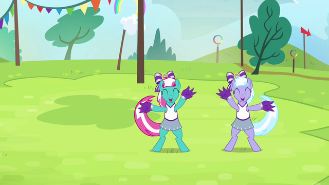File:Cheerleaders cheering S4E10.png