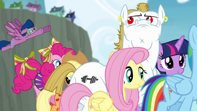 File:Main cast and Bulk walking S4E10.png