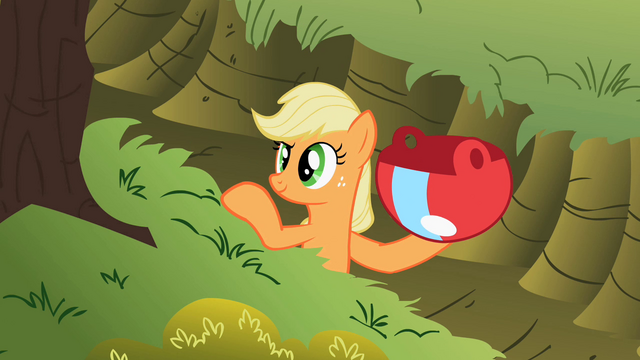 File:Applejack getting ready for cover S2E3.png