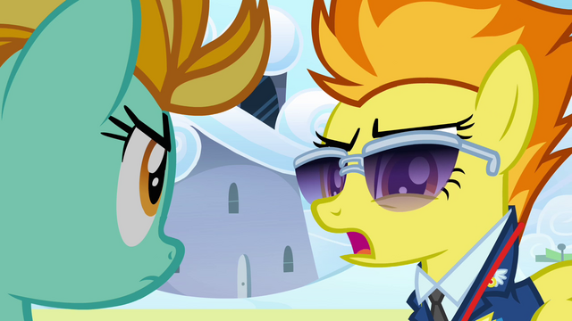 File:Spitfire 'Bet you couldn't fly past the first flagpole without getting winded' S3E07.png