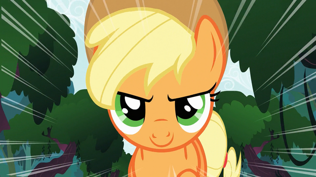 File:Applejack running bravely S3E9.png