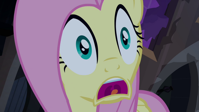 File:Fluttershy screaming S4E03.png