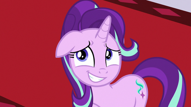 File:Starlight Glimmer grins and says nothing else S7E10.png