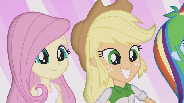 File:Fluttershy and Applejack impressed EG2.png