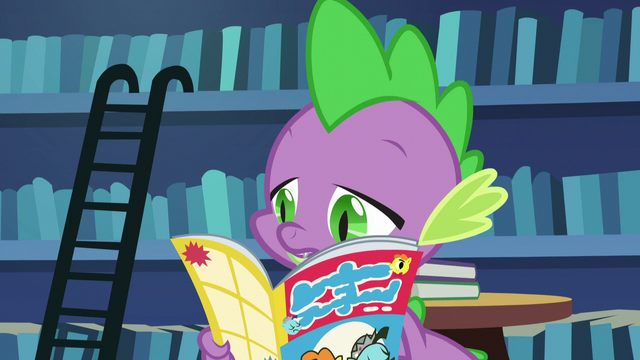 File:Spike continues reading his comic S5E16.png