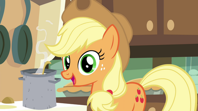 File:Applejack "What do you think, Maud?" S4E18.png
