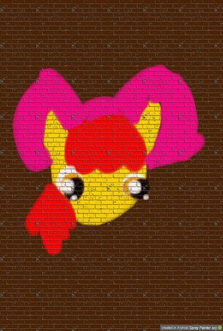 File:FANMADE Apple Bloom face drawn by MLP Fluttershy.jpg