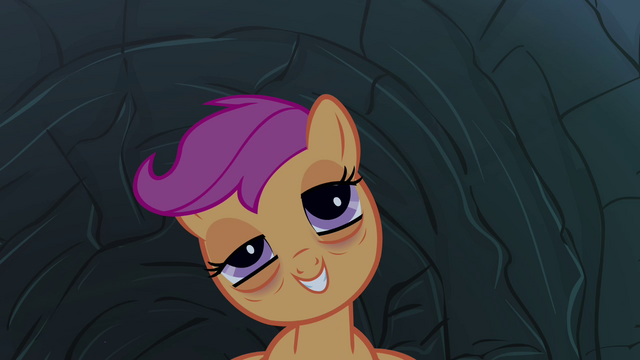 File:Scootaloo almost about to fall asleep S3E06.png