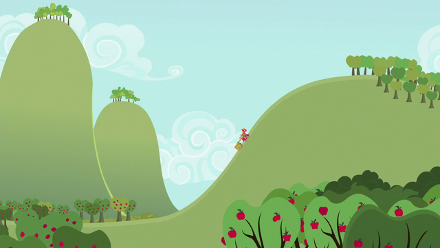 File:Big McIntosh climbing hill with apple cart S6E15.png