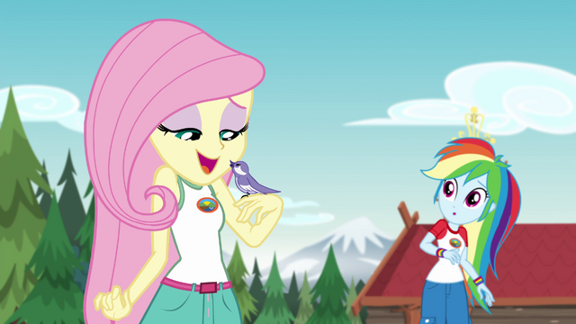 File:Fluttershy "The birds that land on your fingers" EG4.png