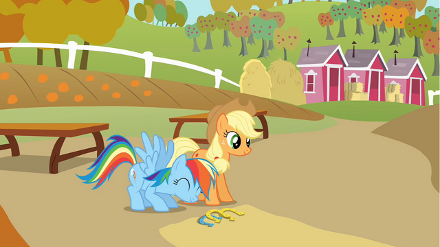File:Rainbow Dash after a successful throw S1E13.png