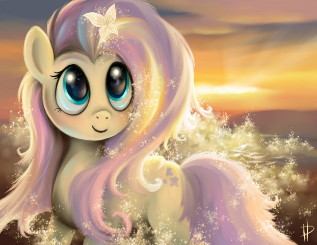 File:FANMADE Shining fluttershy by rom art.png