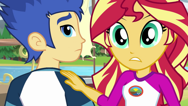 File:Sunset Shimmer ignoring Flash Sentry EG4.png