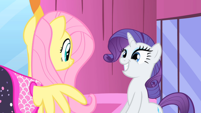 File:Rarity and Fluttershy smiling S1E20.png