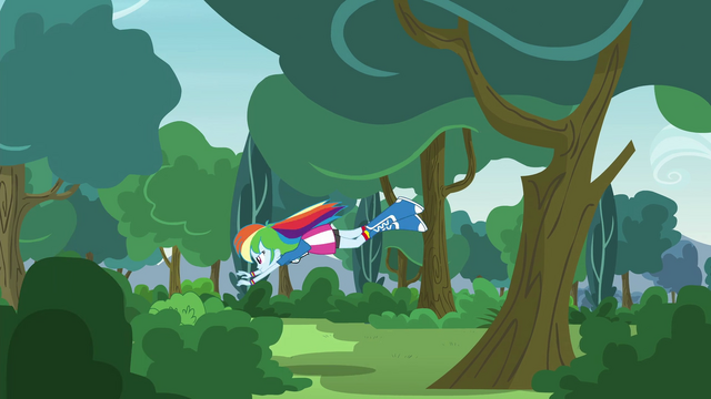 File:Rainbow Dash jumps into another bush EG3.png