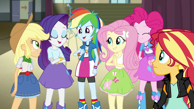File:Main five agree with Rarity EG3.png