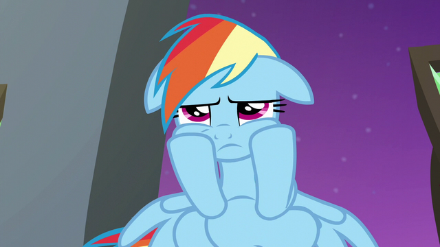 File:Rainbow Dash sulking S6E7.png