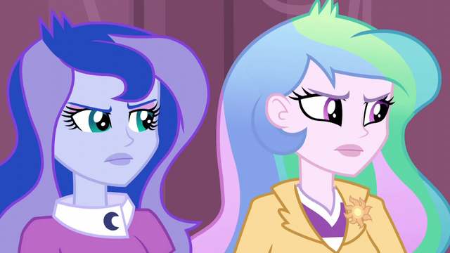 File:Celestia and Luna offended by Cinch's words EG3.png