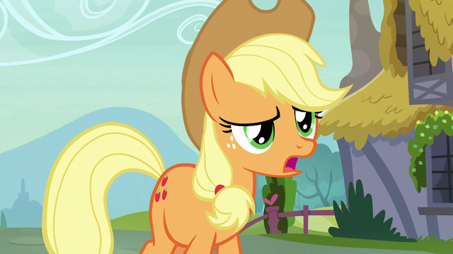 File:Applejack asks Strawberry why she doesn't like apples S7E9.png