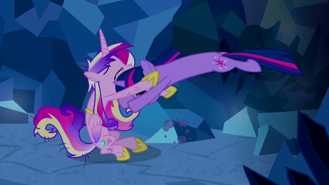 Imagem - Twilight pouncing at Princess Cadance S2E26.png 