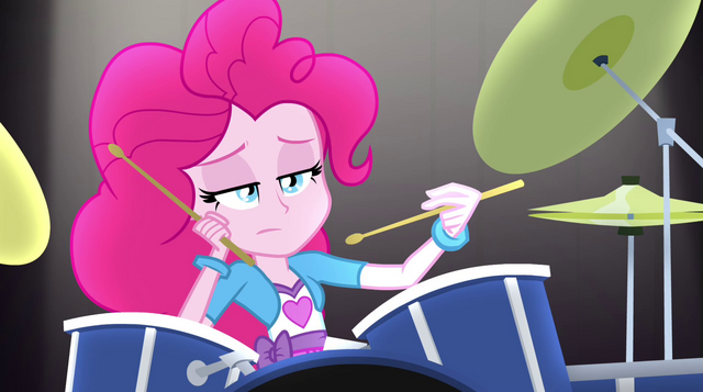 File:Pinkie Pie drumming uninterestedly EG2.png