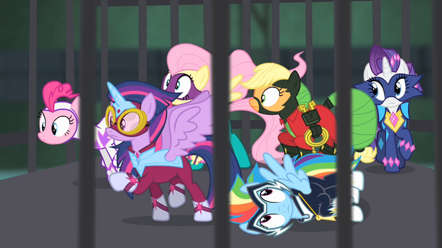 File:Power Ponies trapped S4E06.png
