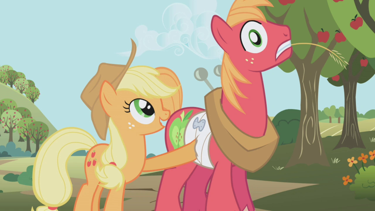 Image Applejack ouch S01E04.png My Little Pony Friendship is Magic