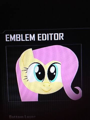 File:FANMADE Fluttershy Black Ops 2 Emblem -2.jpg