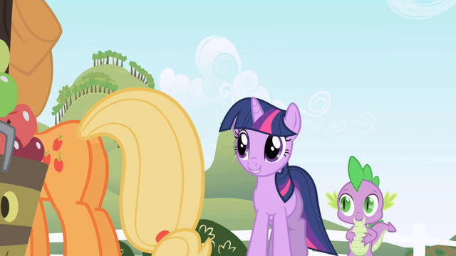 Файл:Twilight to Applejack --Good afternoon-- S1E01.png
