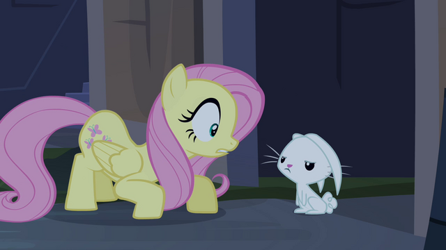 File:Fluttershy smothering Angel S4E03.png