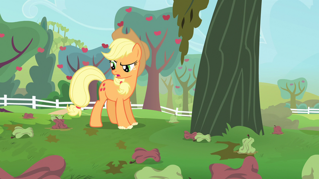 File:Applejack confused S4E7.png