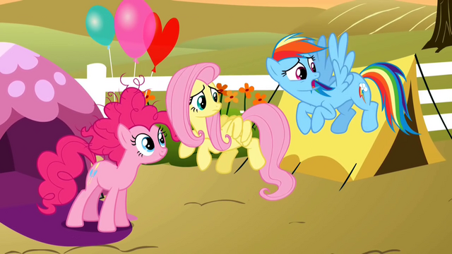 File:Pinkie Pie, Fluttershy and Rainbow Dash S2E15.png