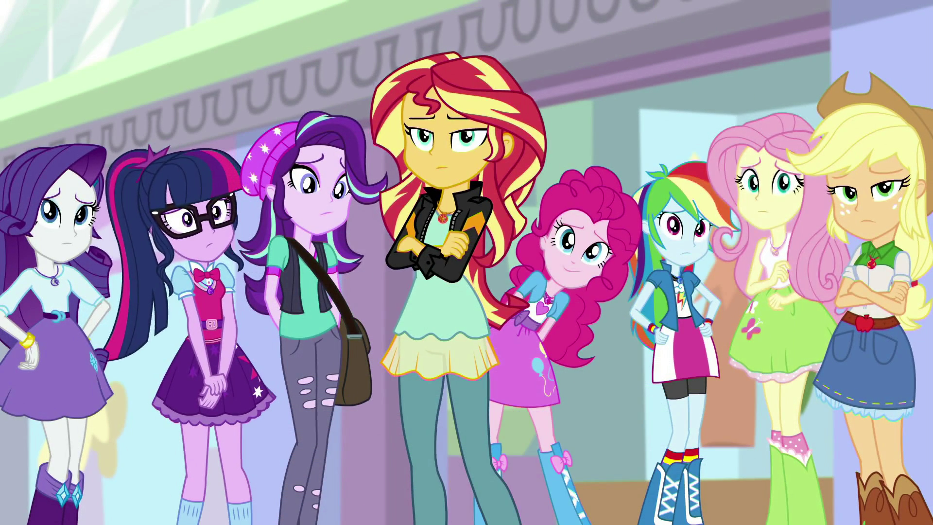 Image Starlight and Mane Seven look at Juniper Montage EGS3 png My