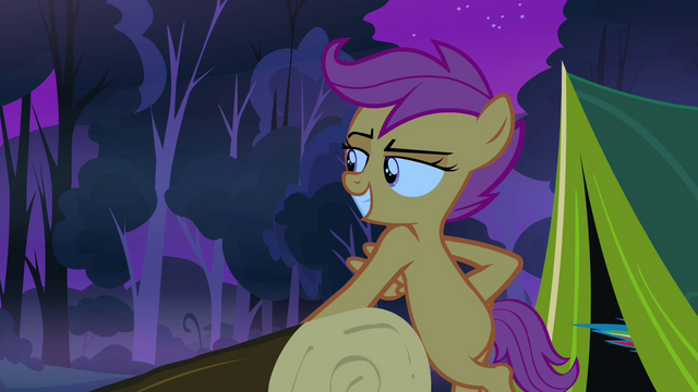 File:Scootaloo smiling sinisterly S3E06.png