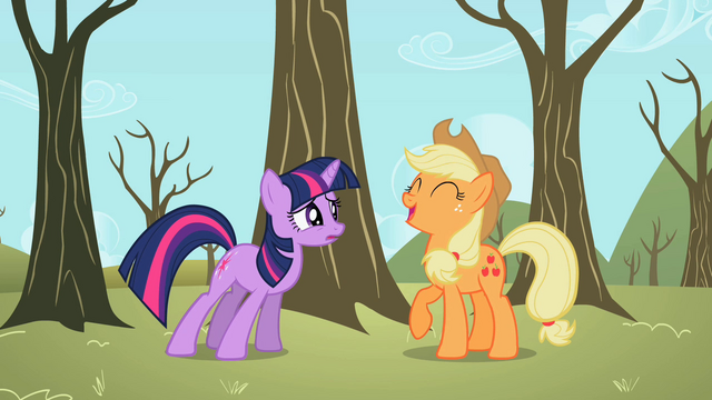 File:Applejack laughing S2E10.png