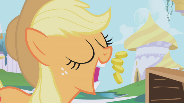 File:Applejack tossing bits S1E3.png