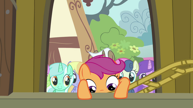 File:Scootaloo climbing into Pinkie's float S3E4.png
