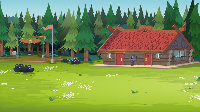 File:Legend of Everfree background asset - Camp Everfree grounds.png