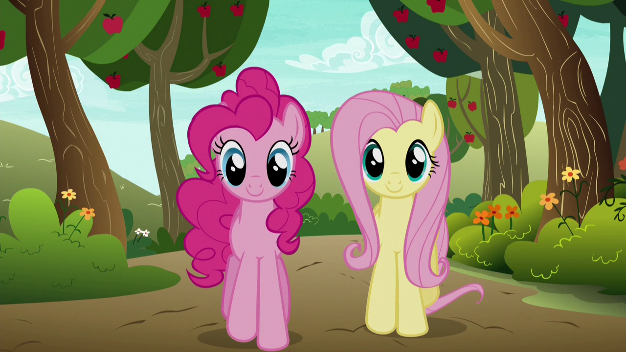 Image Pinkie Pie and Fluttershy walking confidently S6E18.png My Little Pony Friendship is