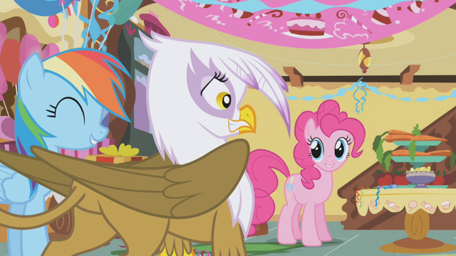 File:Pinkie offers treats to Gilda S1E05.png