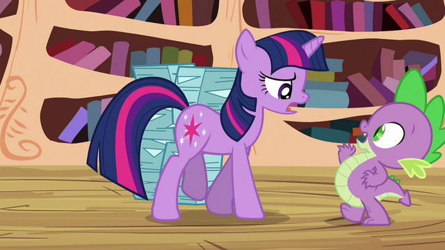 File:Twilight angry at Spike S3E1.png