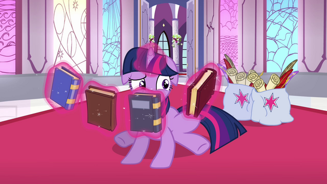 File:Twilight levitating books S3E01.png