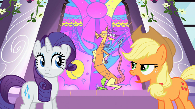 File:Applejack talking to Discord S2E01.png