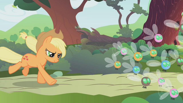 File:Applejack herding parasprites S1E10.png
