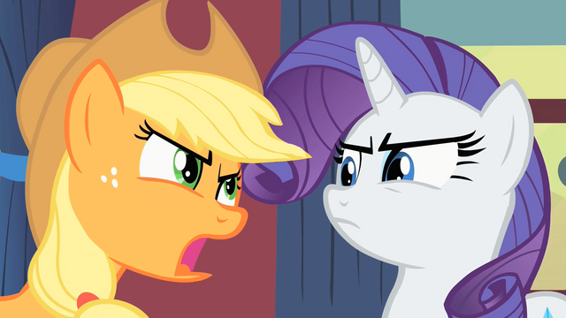 File:Rarity and Applejack S1E21.png