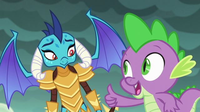 File:Spike giving Ember a thumbs-up S6E5.png