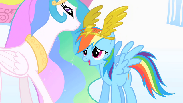 File:Rainbow Dash is awarded S1E16.png