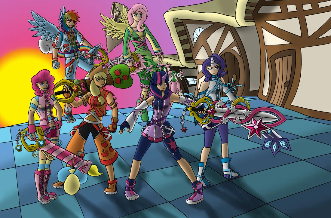 Image - Mlp fim kh confronting discord by xelim-d4ve7m3.jpg | My Little