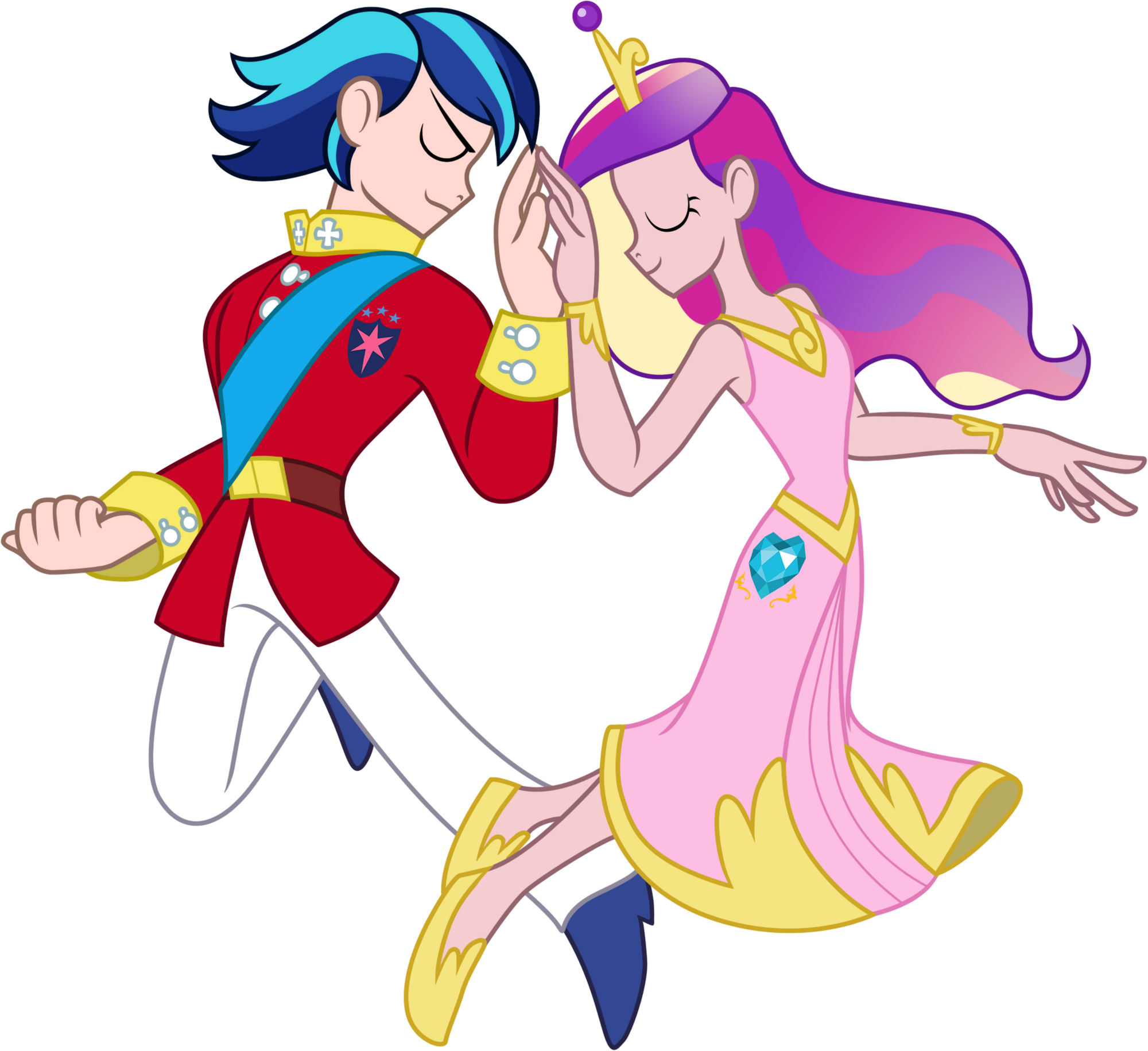 my little pony princess cadence and shining armor