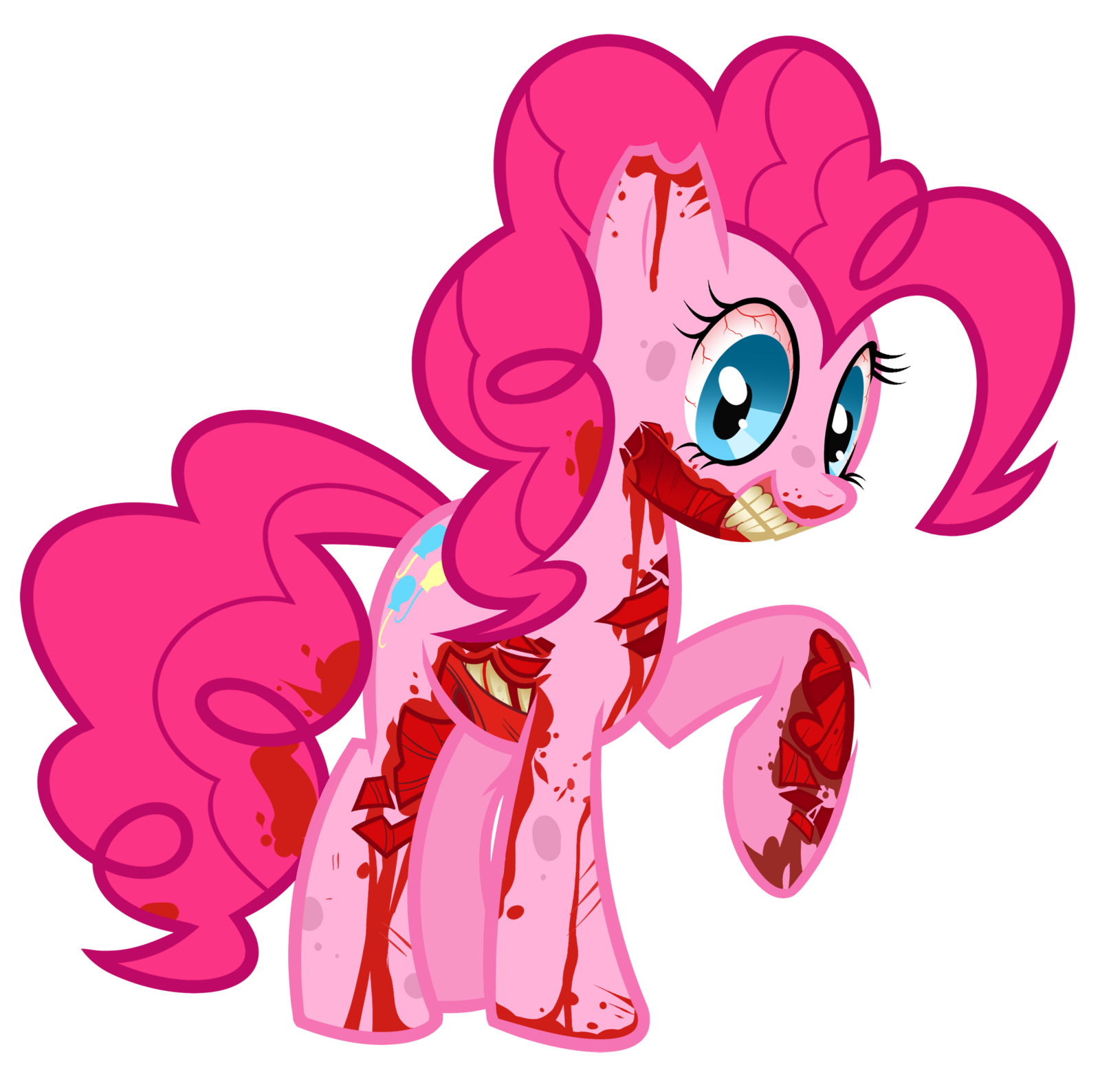image zombie pinkie pie from my little pony by dragoartpng my little pony fan labor wiki fandom powered by wikia
